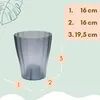 4er Set Orchideentopf Transparent Orchideen Übertopf Produktbild-Vorschau 2