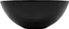 A black ceramic sink basin shown from the side against a white background. Náhled obrázku produktu