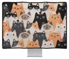 kwmobile Leinen Hülle kompatibel mit 20-22" Monitor - Produktbild-Vorschau 8