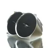 Adventskranzkerzenhalter Silberfarben Ø 8 cm aus Metall - Produktbild-Vorschau 3