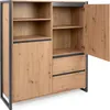 Highboard Denver | Artisan Oak / anthrazit | Industrial Produktbild-Vorschau 9