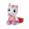 A plush unicorn toy sitting down with its hand on its mouth. Produktbild-Vorschau