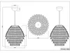 Lampada a sospensione PETTY in cromo Anteprima dell’immagine prodotto 7