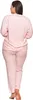 A woman is shown from the back wearing pink polka dot pajamas. Produktbild-Vorschau