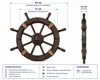 Timone in legno [Ø 44 cm] | Barca dei pirati - Decorazione Anteprima dell’immagine prodotto 3
