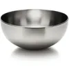 com-four® Salatschüssel Ø 29 cm aus Edelstahl - große Produktbild-Vorschau 1