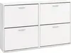 WOHNLING Schuhschrank WL5.829 Modern 120 x 81 x 24 cm Holz Produktbild-Vorschau 1