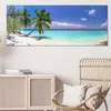 DEQORI Glasbild Echtglas 150x60 cm 'Paradiesischer Strand' Produktbild-Vorschau 4