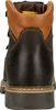 The back view of a brown leather boot. Anteprima dell’immagine prodotto