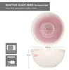Reactive Glaze Paris Servier-Schale 1,3L Pink XL-Schüssel Produktbild-Vorschau 6
