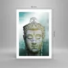 Poster - Poster ohne Rahmen - Buddha Grafik Türkis - 50x70 Produktbild-Vorschau 4