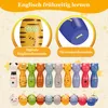 Kegelspiel für Kinder Ball Set mit 10 Kegel und 2 Bälle Produktbild-Vorschau 7