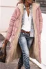 ASKSA Damen Lang Daunenmantel Warm Fleece Reversibel Produktbild-Vorschau 2