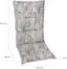 GO-DE Hochlehner-Auflage 120 x 50 x 7 cm grau Produktbild-Vorschau 3