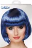 Product packaging with a model wearing the wig. Produktbild-Vorschau