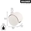 WAGNER Design Möbelrolle / Doppelrolle HART - Durchmesser Ø Produktbild-Vorschau 2