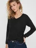 ONLY Pull chaud en maille stretch Sweater col V manches Voir les images du produit 5