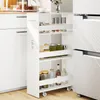 COSTWAY Carrello da nicchia 20 cm, carrello da cucina Anteprima dell’immagine prodotto 8