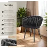 tectake® Set Esszimmerstuhl Astano gepolstert, mit Produktbild-Vorschau 2