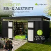 Juskys Metall Gerätehaus Luzern 12 m² - wetterfest & Produktbild-Vorschau 6
