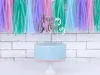 Tortenaufsatz „Happy Birthday“, silber, 22,5 cm Produktbild-Vorschau 3