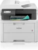 A white Brother multifunction printer with a paper output tray and a document feeder. Produktbild-Vorschau