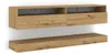 TV Lowboard Duo 160 cm suspendu Chêne Artisan sans Voir les images du produit 1