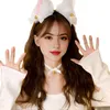 4 Teile/satz Katze Kostüm Cosplay Zubehör Set Plüsch Produktbild-Vorschau 4