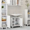 vidaXL Armadietto da bagno bianco 60x32x53,5 cm Materiale a Anteprima dell’immagine prodotto 3