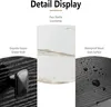 A collage of close-up images highlighting different features of a kitchen cabinet. Podgląd zdjęcia produktu