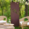 Sichtschutz Metall 2x - 160 cm x 50 cm - Edelrost - Produktbild-Vorschau 7