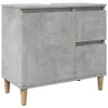 ZMH Waschbeckenunterschrank Betongrau 65x33x60 cm Produktbild-Vorschau 2