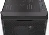 A top-down view of a black computer tower case. Produktbild-Vorschau