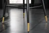 riess-ambiente Barhocker PARIS petrol gold Samt Produktbild-Vorschau 9