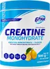A product shot of a tub of creatine monohydrate powder with lemon flavor. Produktbild-Vorschau