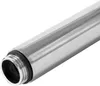 A close-up shot of the threaded end of a chrome extension pipe. Produktbild-Vorschau
