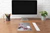 MuchoWow® Mauspad Mousepad Rosa - Grau - Farbe - Abstrakt Produktbild-Vorschau 4