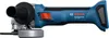 A Bosch angle grinder is shown against a white background. Produktbild-Vorschau