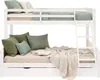 Homestyle4u Palandy 90x200 140x200 Vyvýšená postel Dětská Náhled obrázku produktu 13