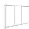 Bettgestell mit Kopf- und Fußteil Metall Weiß 107x203 cm Produktbild-Vorschau 8