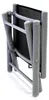 Garten Klapphocker / Fußhocker Aluminium - Textilen Anthrazit Anteprima dell’immagine prodotto