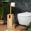 Zestaw toaletowy Relaxdays, wykonany z bambusa, wymiary: Podgląd zdjęcia produktu 2