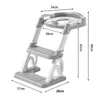 2-in-1 Toilettensitz Kinder mit Treppe,Toilettenaufsatz Produktbild-Vorschau 5