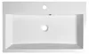 ORINOKO Gussmarmor-Waschtisch 70x10x42cm, weiß Produktbild-Vorschau 2