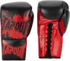 Boxhandschuhe aus Leder (1 Paar) ANGELUS Black/Red 10 oz R Produktbild-Vorschau 2