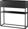 osoltus Pflanzkasten Raumteiler cube Black Schwarz Konsole Produktbild-Vorschau 1