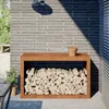 Brandhoutrek 100x40x60 cm weervast staal Productafbeelding-voorbeeld 2