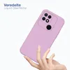 A hand holding a purple phone case. Produktbild-Vorschau