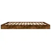 vidaXL Cadre de lit sans matelas chêne fumé 180x200 cm bois Voir les images du produit 5
