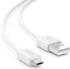 deleyCON 2m Micro USB Ladekabel Datenkabel Kompatibel für Produktbild-Vorschau 1